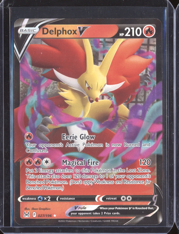 Delphox V 027/196 Pokemon Lost Origins