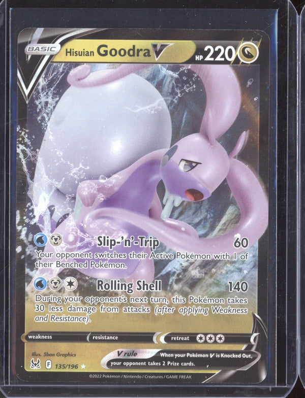 Hisuian Goodra V 135/196 Pokemon Lost Origins