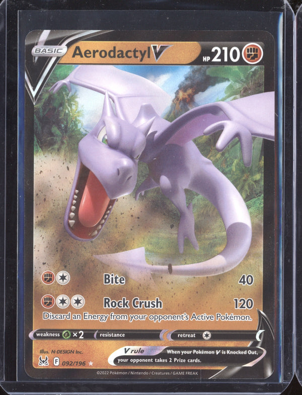 Aerodactyl V 092/196 Pokemon Lost Origins