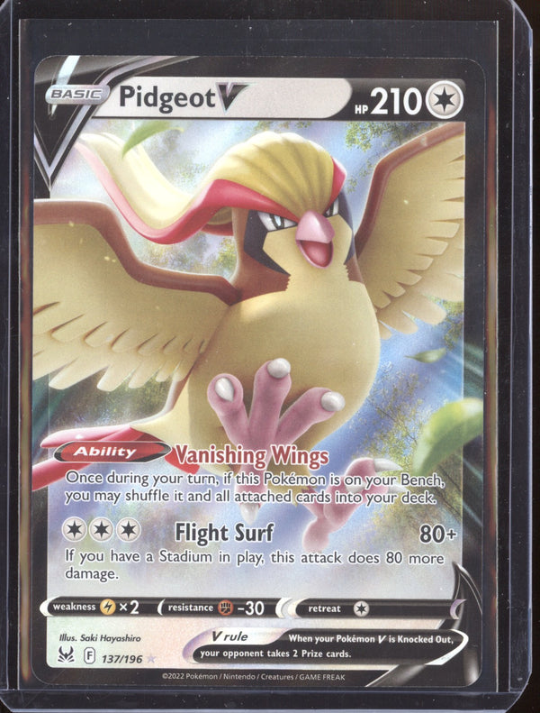 Pidgeot V 137/196 Pokemon Lost Origins