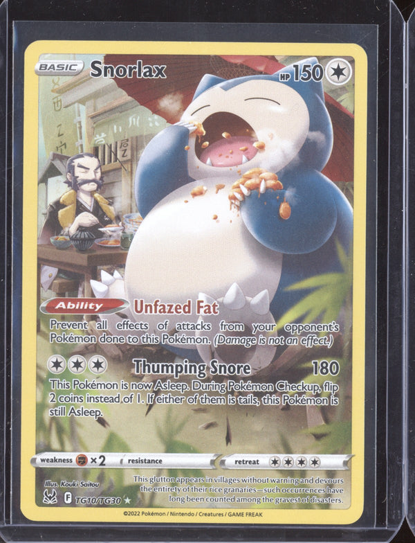 Snorlax Full Art TG10/TG30 Pokemon Lost Origins