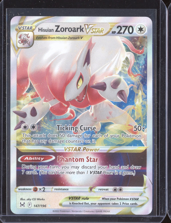 Hisuian Zoroark VStar 147/196 Pokemon  Lost Origins