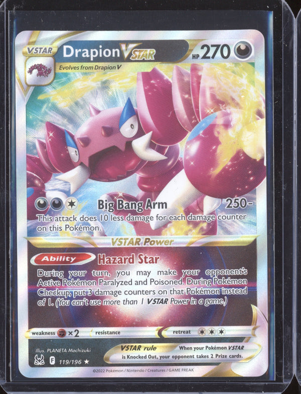 Drapion VStar 119/196 Pokemon  Lost Origins