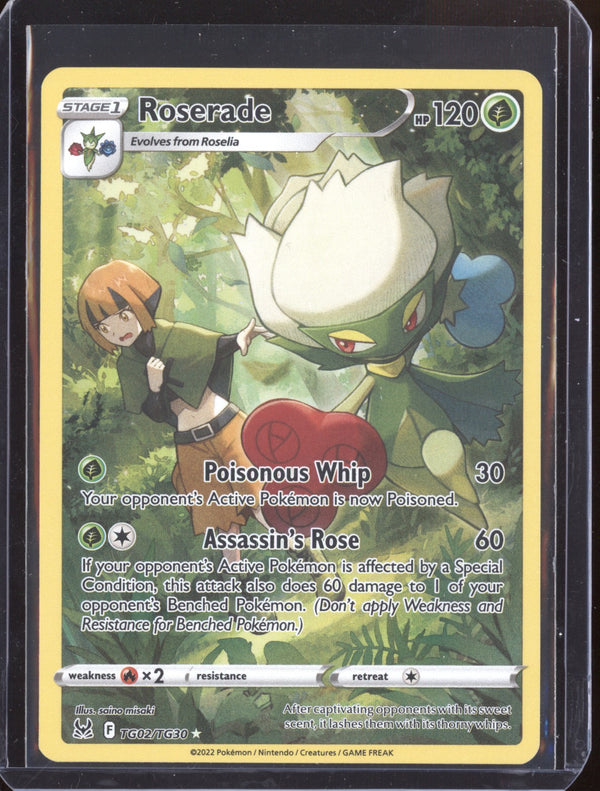 Roserade Full Art TG02/TG30 Pokemon Lost Origins