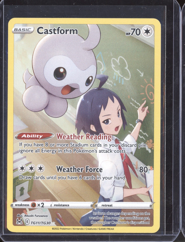 Castform Full Art TG11/TG30 Pokemon Lost Origins