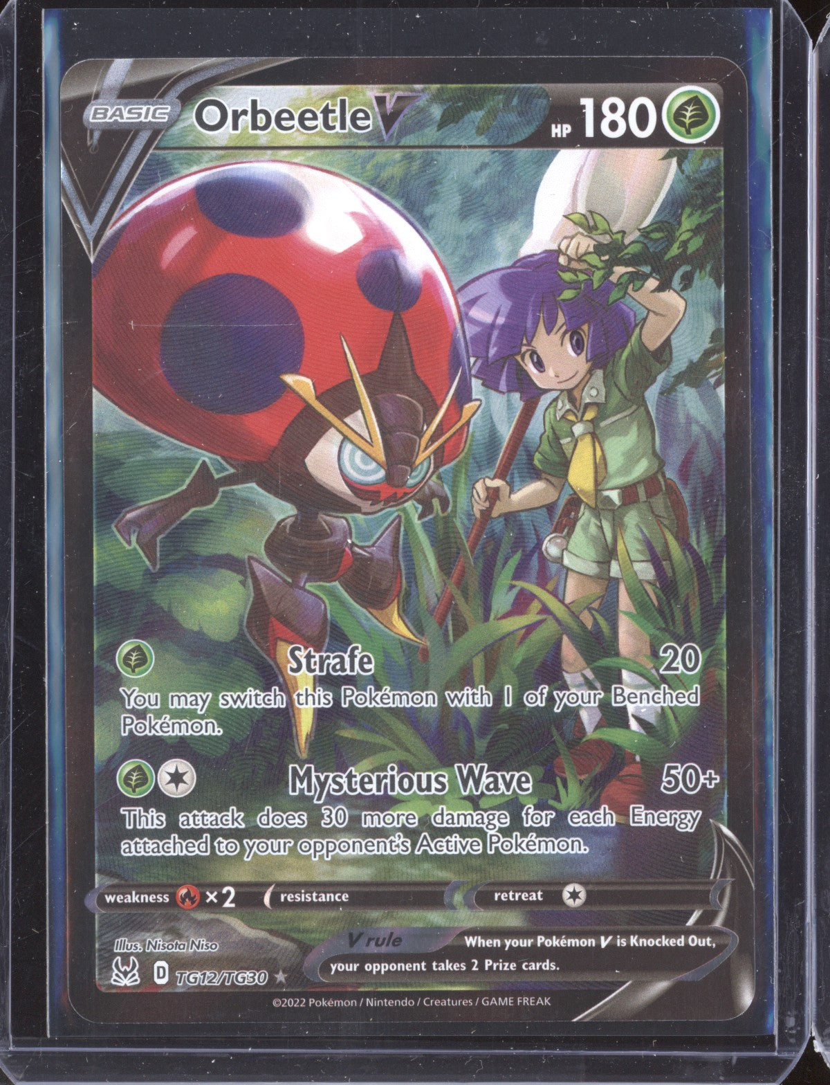 Orbeetle V  TG12/TG30 Pokemon  Lost Origins Full Art