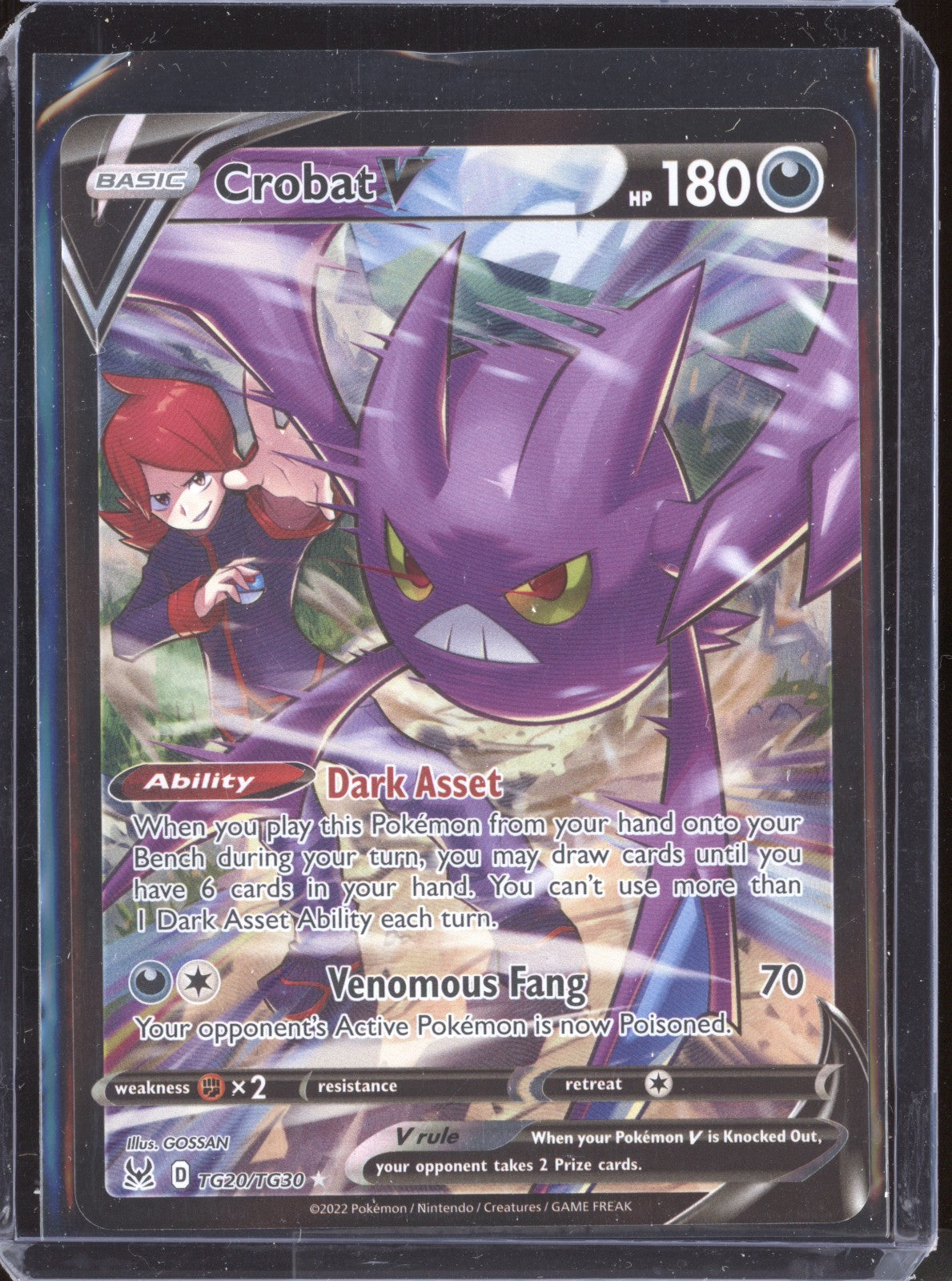 Crobat V TG20/TG30 Pokemon  Lost Origins Full Art