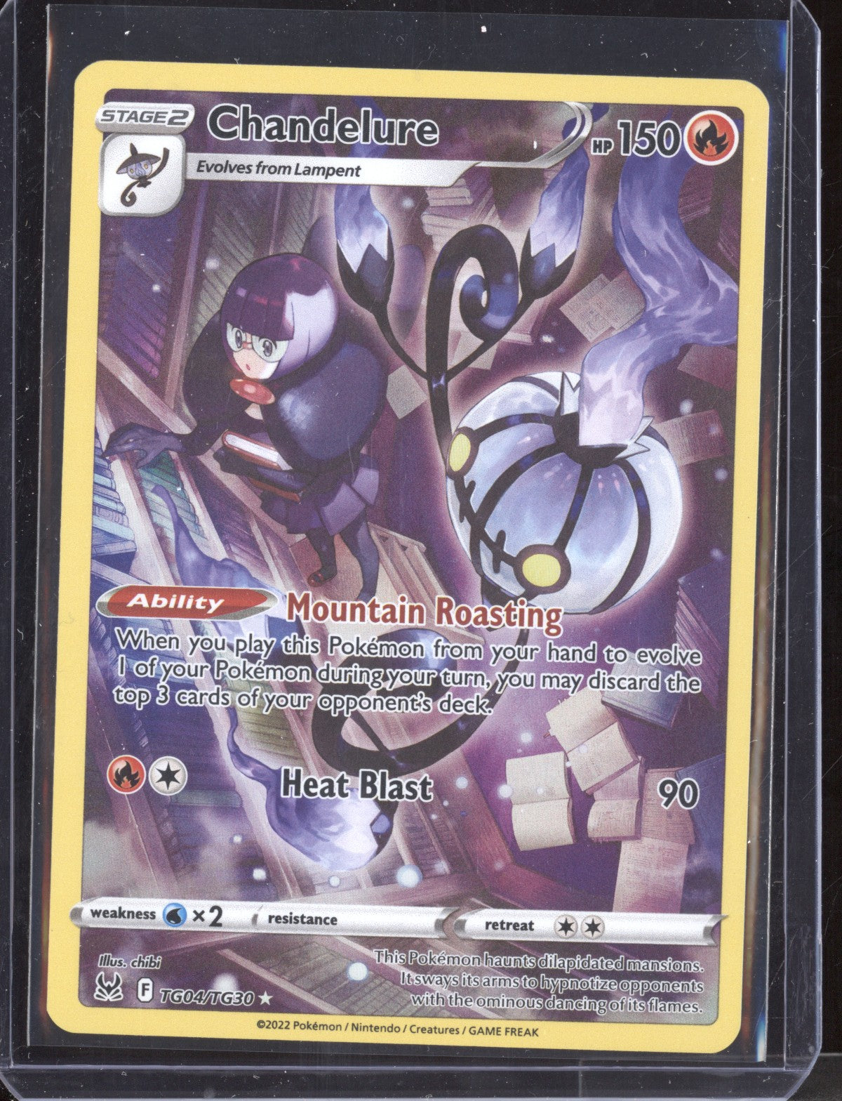 Chandelure Full Art TG04/TG30 Pokemon Lost Origins