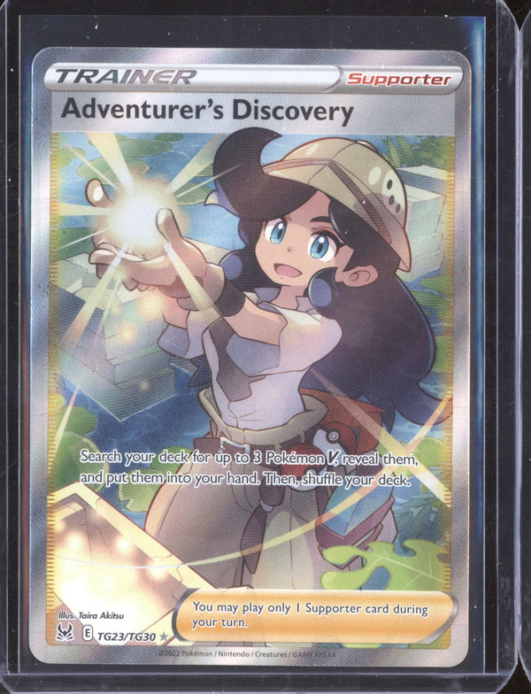 Adventurer's Discovery TG23/TG30 Pokemon  Lost Origins Full Art Trainer