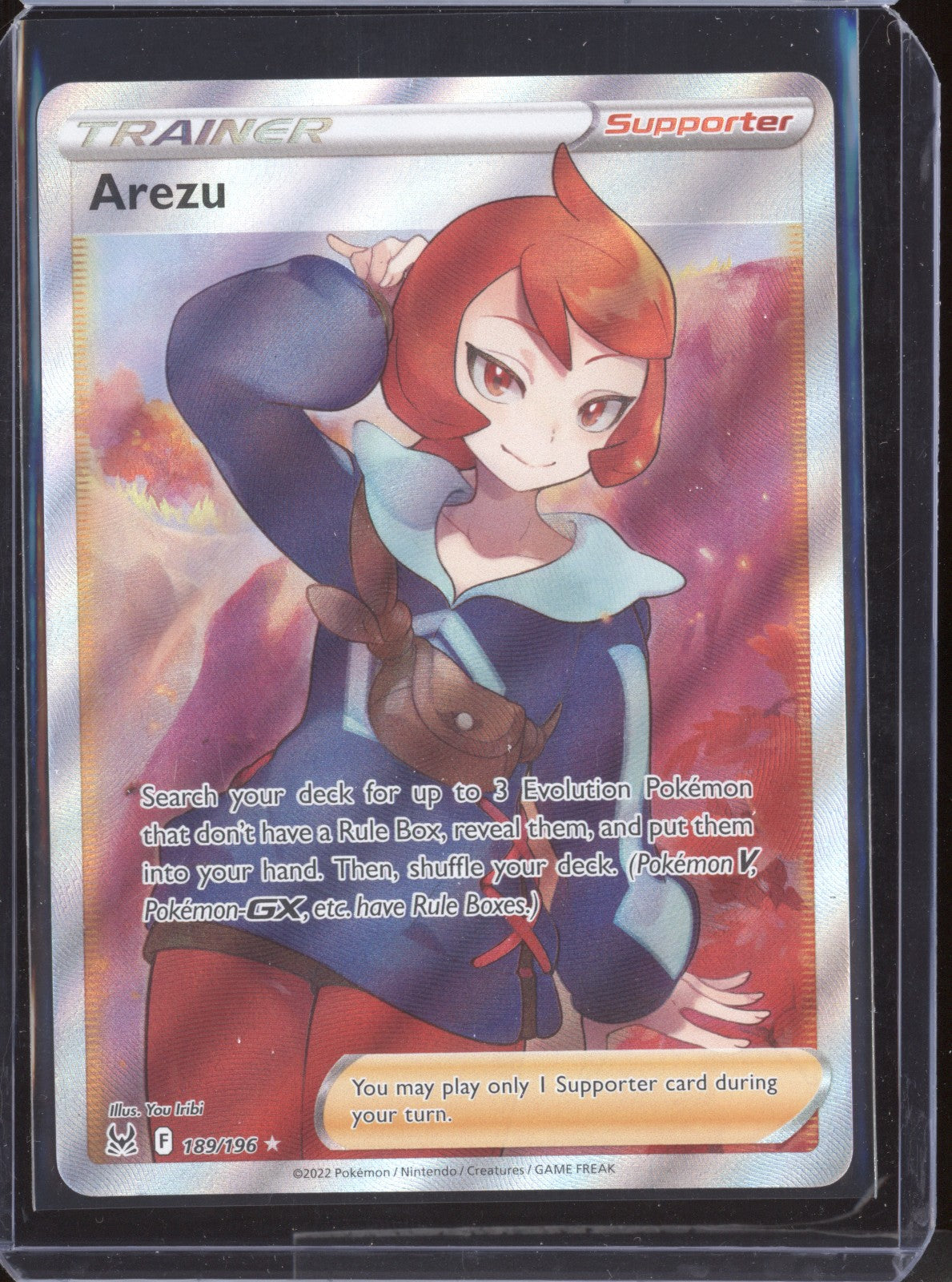 Arezu 189/196 Pokemon  Lost Origins Full Art Trainer