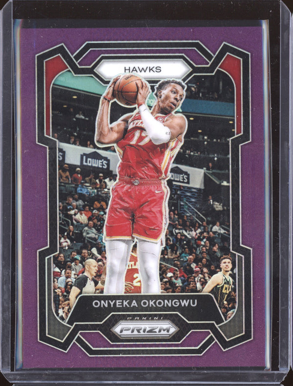 Onyeka Okongwu 2023-24 Panini Prizm 290 Purple 23/99