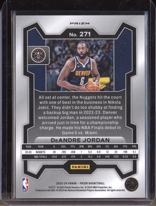 DeAndre Jordan 2023-24 Panini Prizm 271 Purple Ice 119/149