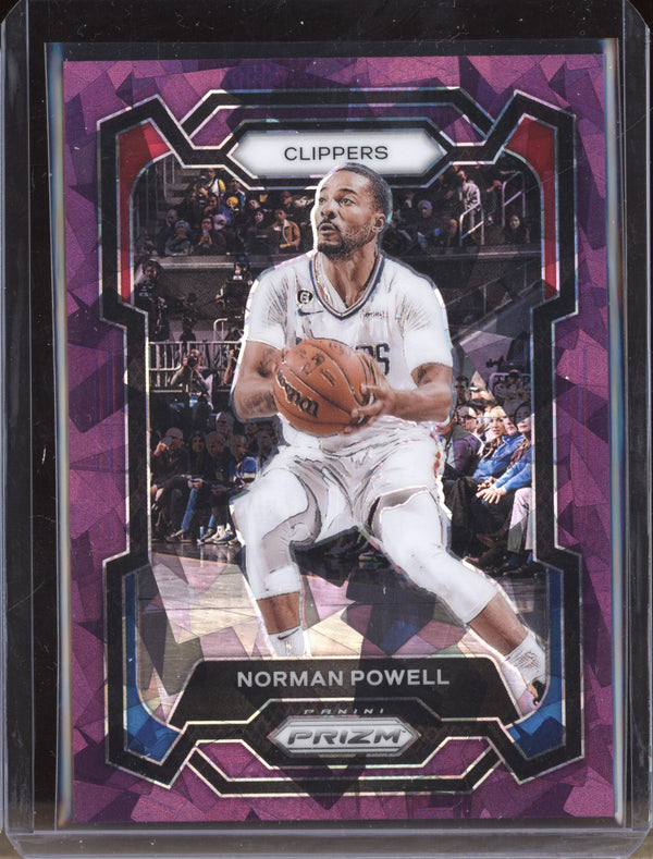 Norman Powell 2023-24 Panini Prizm 274 Purple Ice 8/149