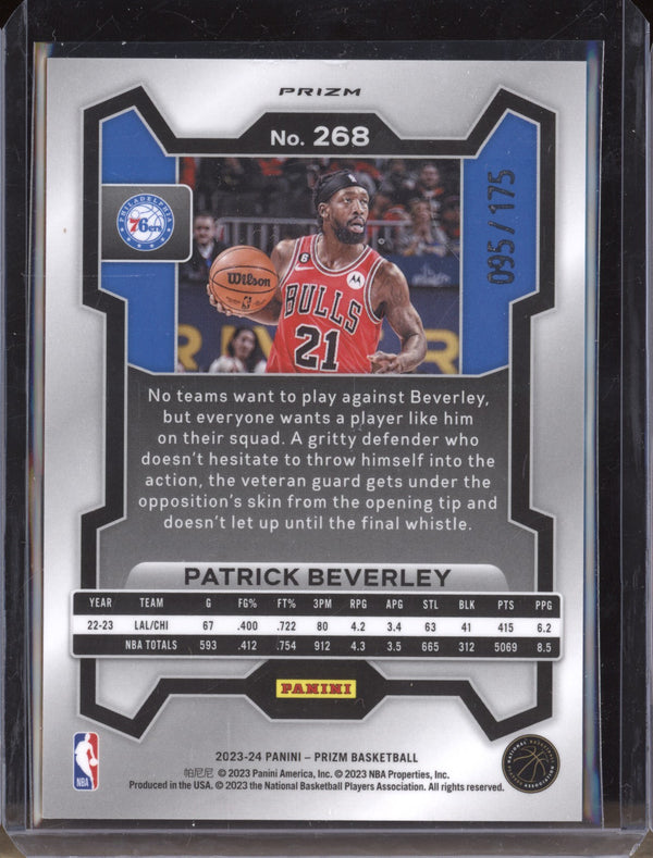 Patrick Beverley 2023-24 Panini Prizm 268 White 95/175