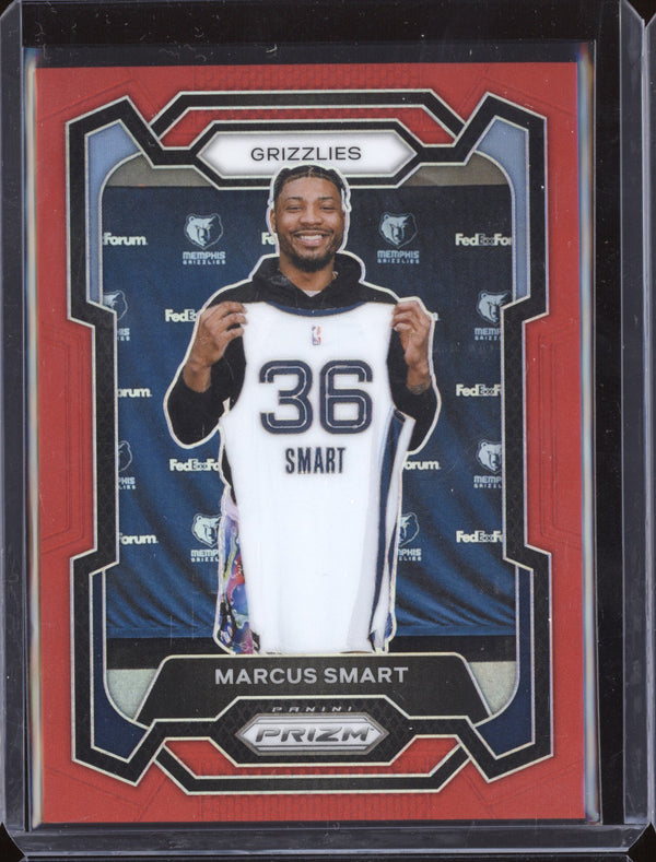 Marcus Smart 2023-24 Panini Prizm 62 Red 61/299