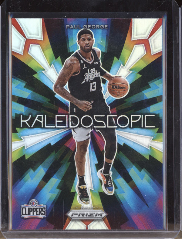 Paul George 2023-24 Panini Prizm 20 Silver Kaleidoscopic