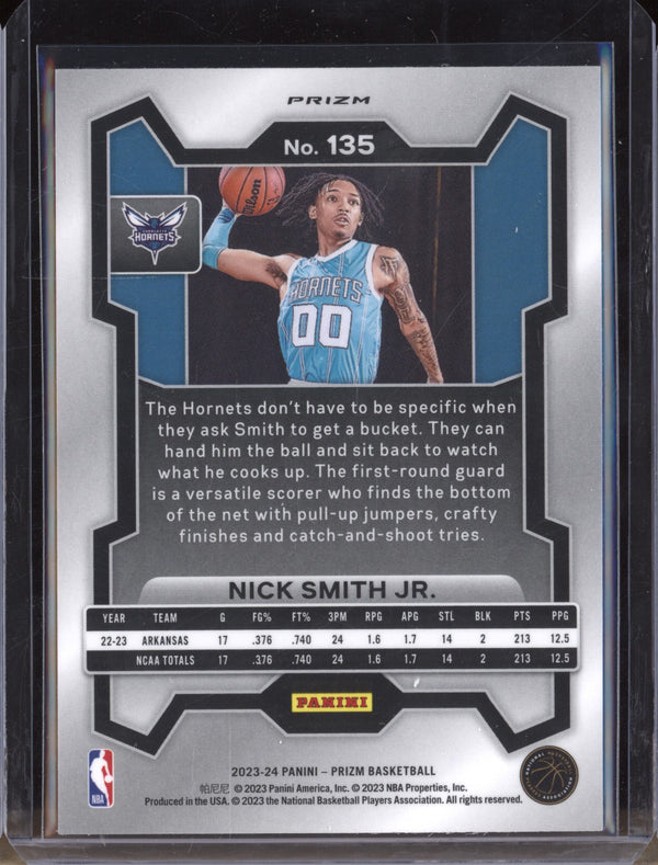 Nick Smith Jr 2023-24 Panini Prizm 135 Pulsar RC