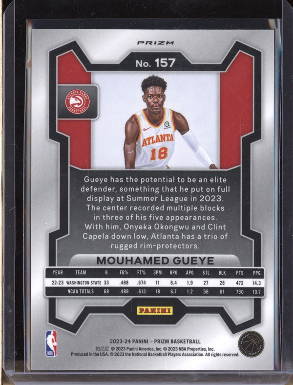 Mouhamed Gueye 2023-24 Panini Prizm 157 Ruby Wave  RC