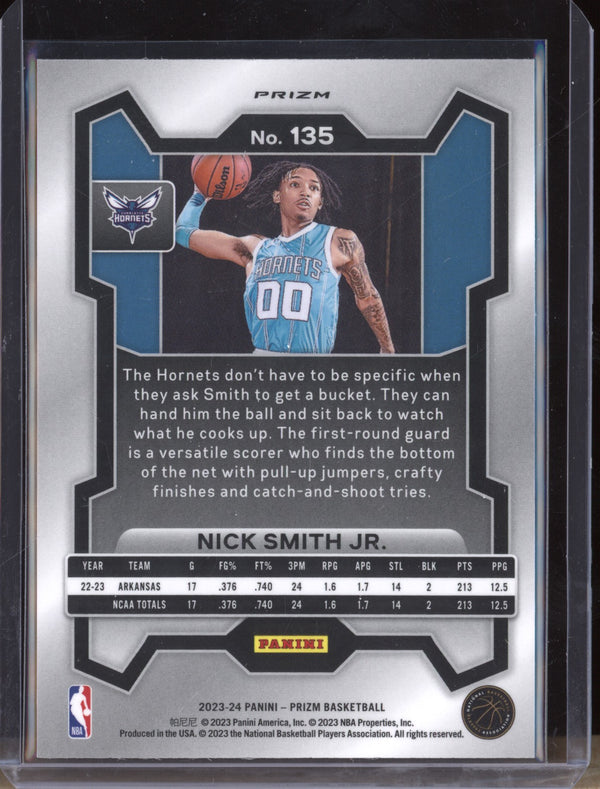 Nick Smith Jr 2023-24 Panini Prizm 135 Hyper RC