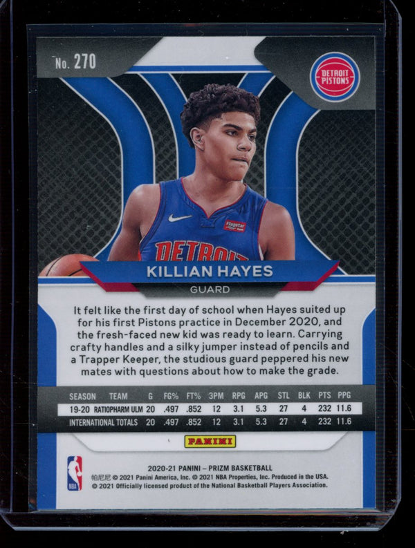 Killian Hayes 2020-21 Panini Prizm RC