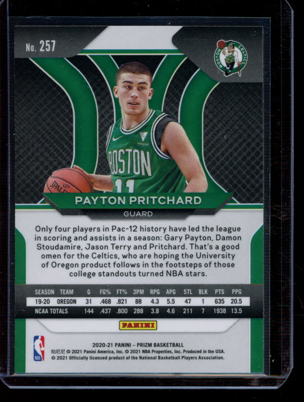 Payton Pritchard 2020-21 Panini Prizm RC