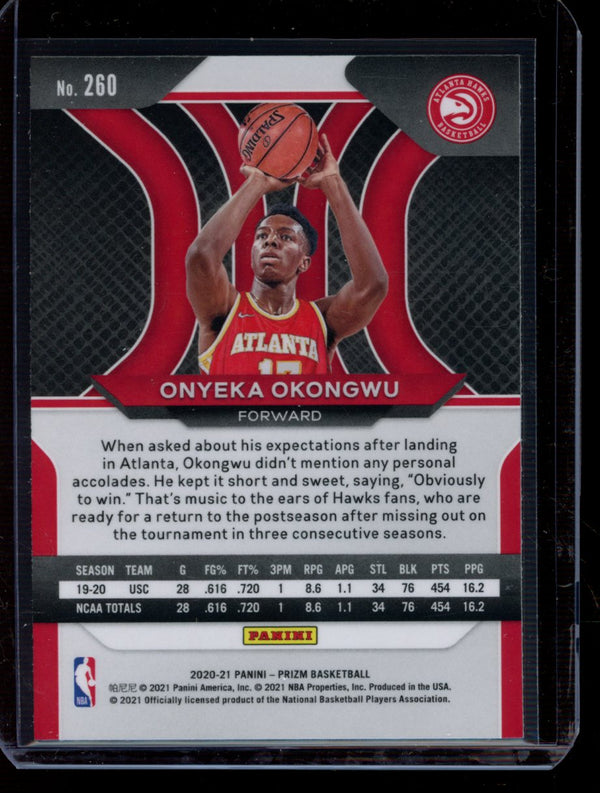 Onyeka Okongwu 2020-21 Panini Prizm RC