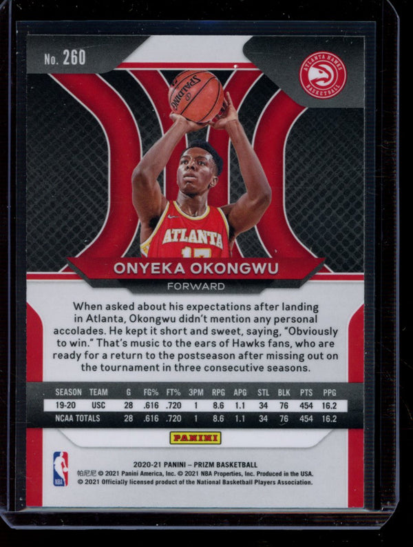 Onyeka Okongwu 2020-21 Panini Prizm RC