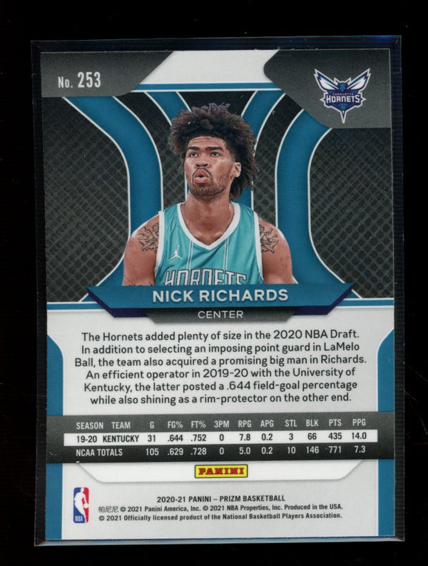 Nick Richards 2020-21 Panini Prizm RC