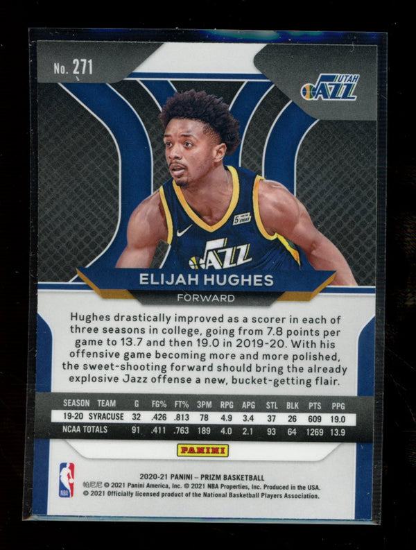 Elijah Hughes 2020-21 Panini Prizm RC