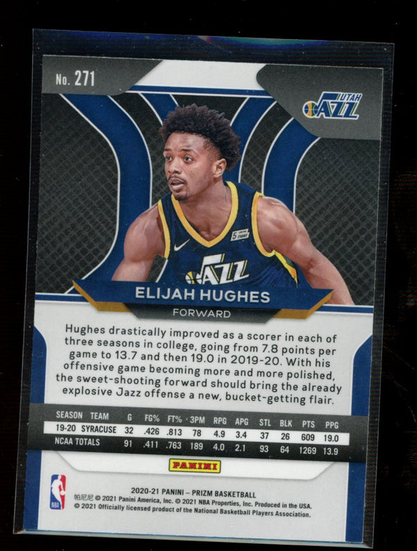 Elijah Hughes 2020-21 Panini Prizm RC