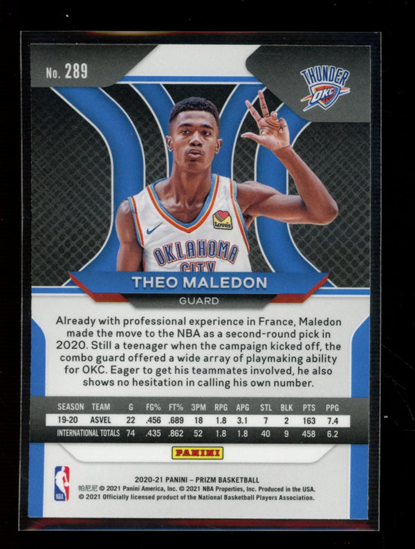 Theo Maledon 2020-21 Panini Prizm RC