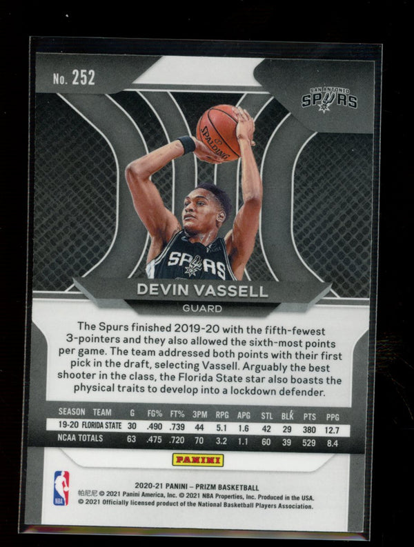 Devin Vassell 2020-21 Panini Prizm RC