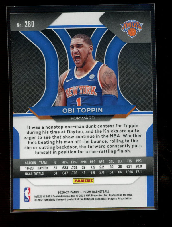 Obi Toppin 2020-21 Panini Prizm RC