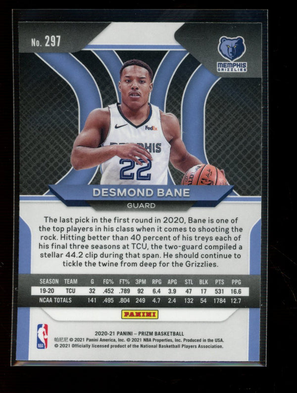 Desmond Bane 2020-21 Panini Prizm RC