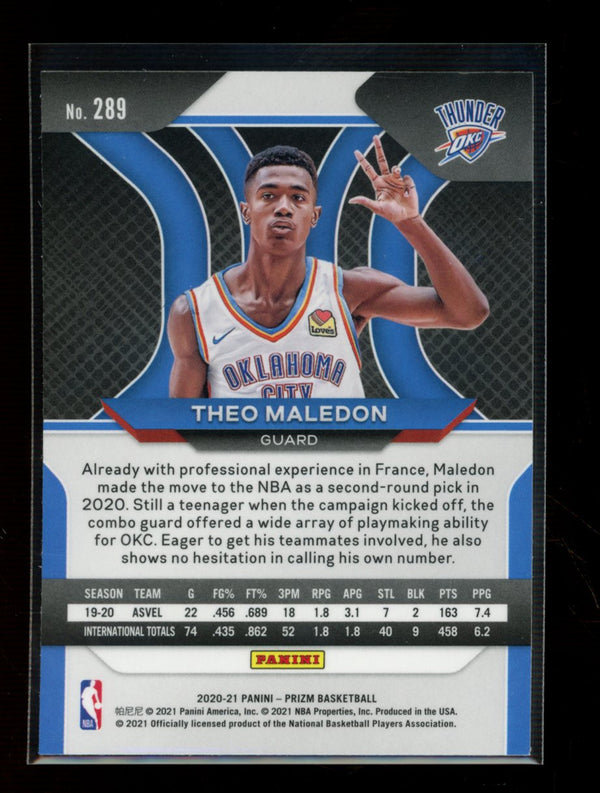 Theo Maledon 2020-21 Panini Prizm RC