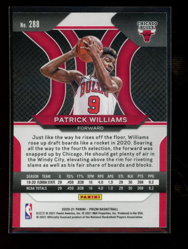 Patrick Williams  2020-21 Panini Prizm RC