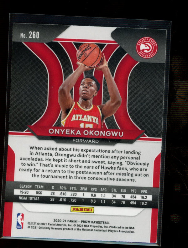 Onyeka Okongwu 2020-21 Panini Prizm RC