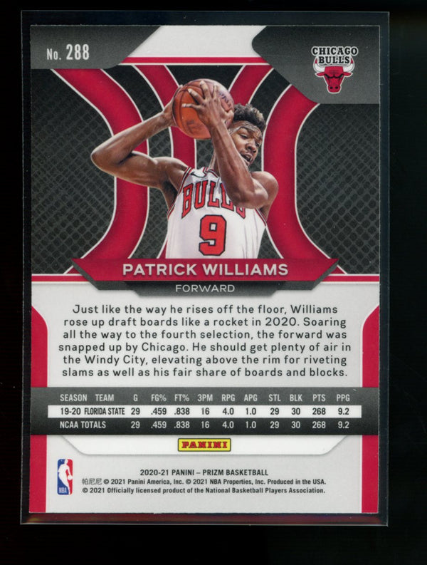 Patrick Williams  2020-21 Panini Prizm RC