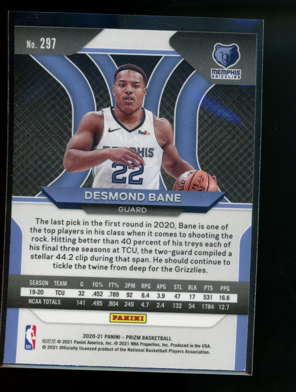 Desmond Bane 2020-21 Panini Prizm RC