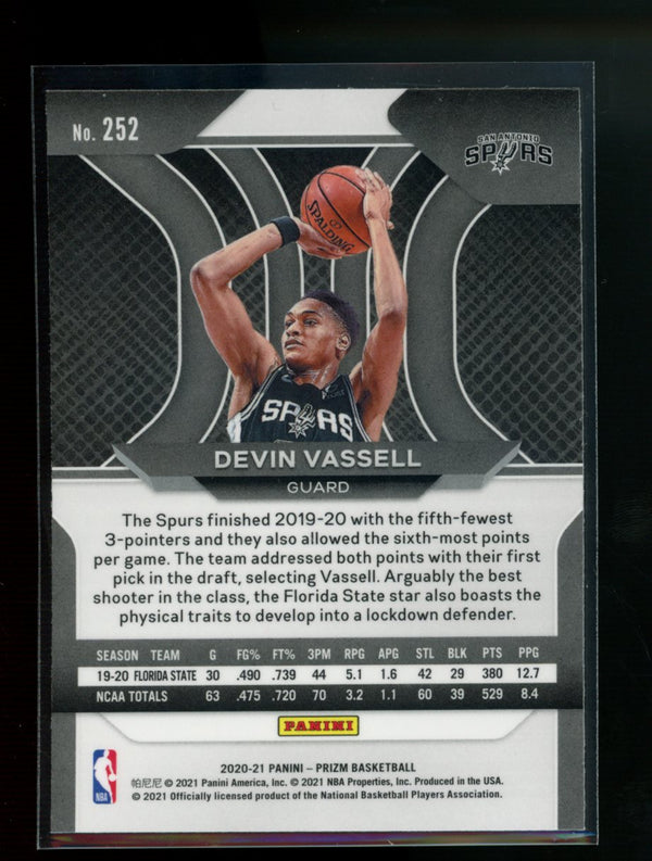 Devin Vassell 2020-21 Panini Prizm RC