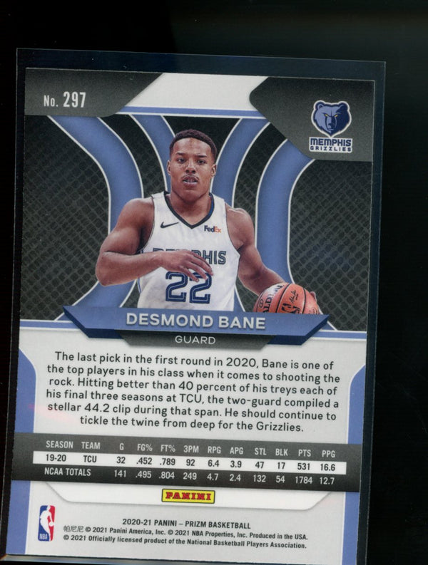 Desmond Bane 2020-21 Panini Prizm RC