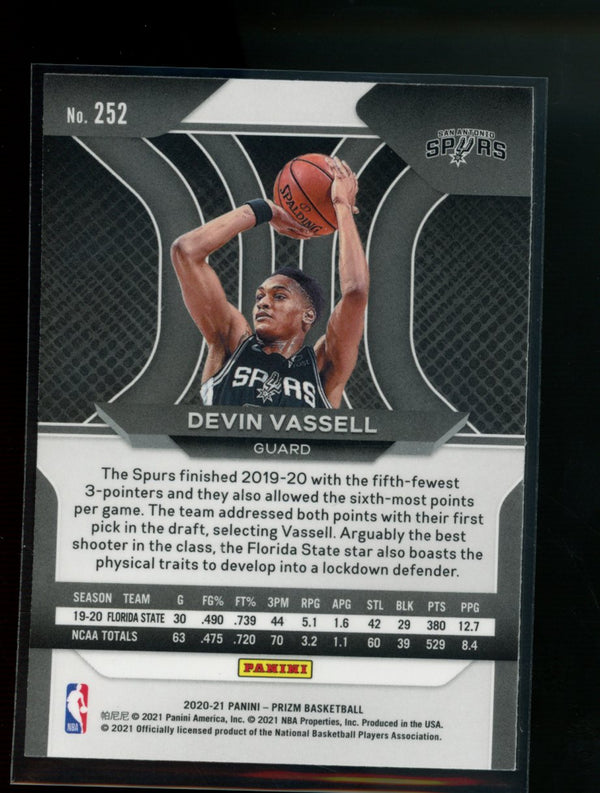 Devin Vassell 2020-21 Panini Prizm RC