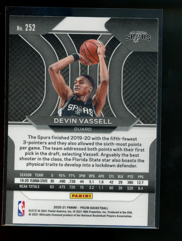 Devin Vassell 2020-21 Panini Prizm RC