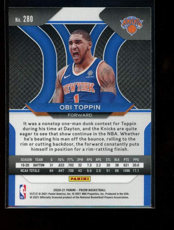 Obi Toppin 2020-21 Panini Prizm RC