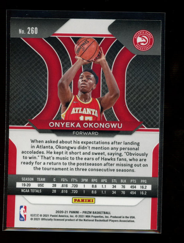 Onyeka Okongwu 2020-21 Panini Prizm RC