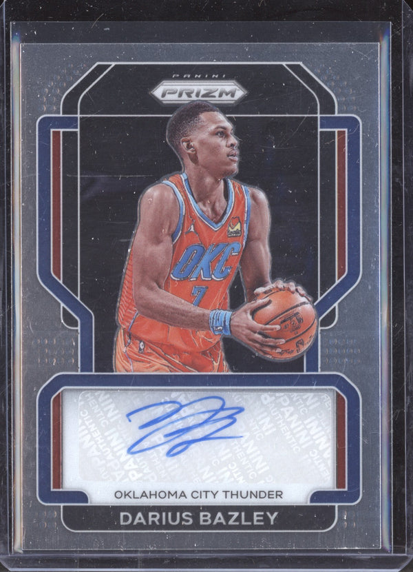 Darius Bazley 2021-22 Panini Prizm SG-DBZ Signatures