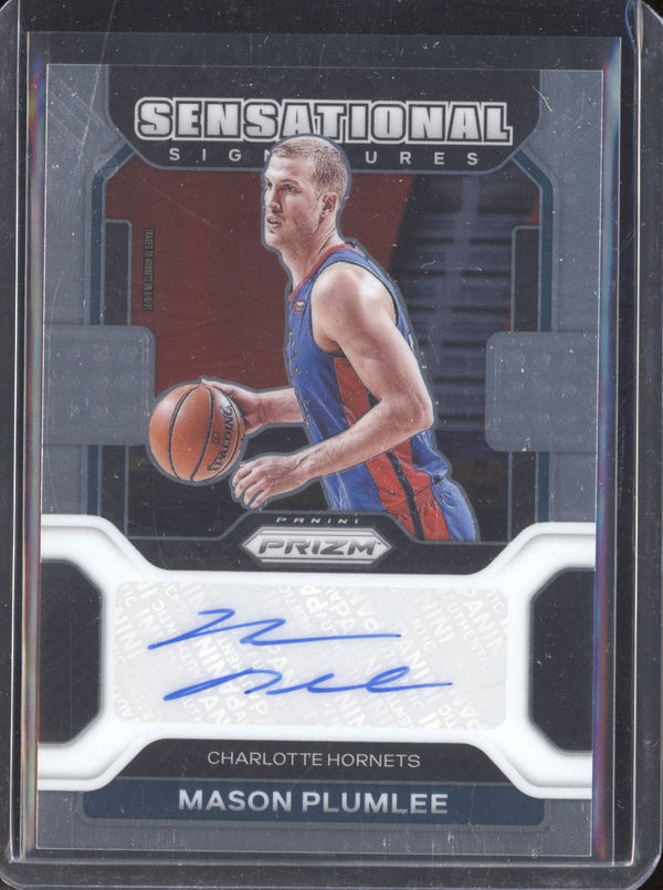 Mason Plumlee 2021-22 Panini Prizm SS-MPL Sensational Signatures