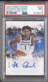 Anthony Edwards 2020-21 Panini Origins RA-EDW Rookie Auto Blue RC 38/49 PSA 9