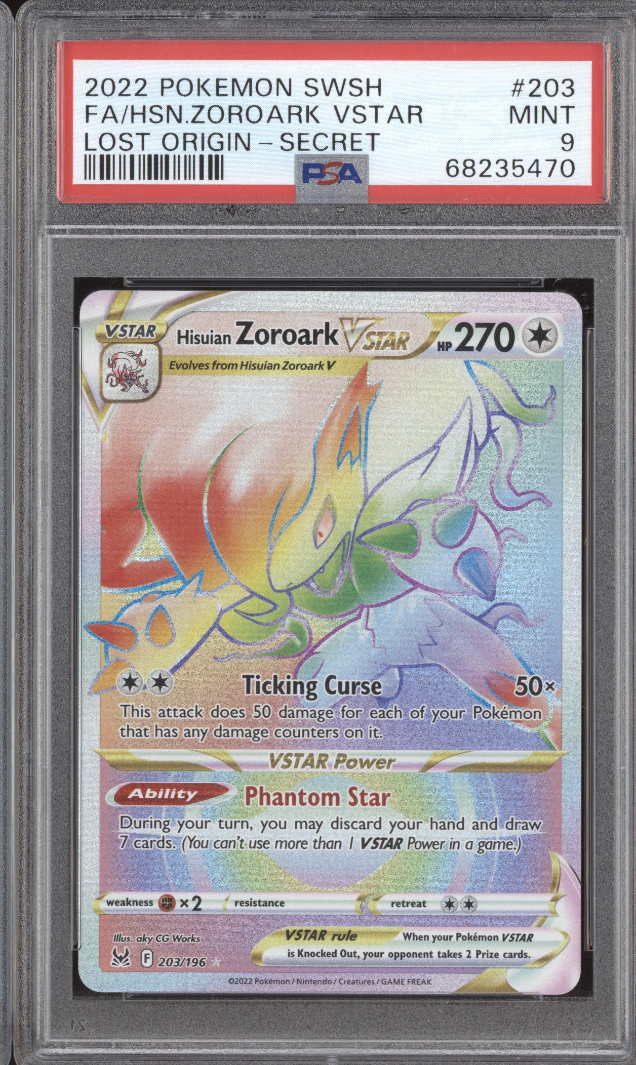 Pokemon Zoroark on sale - PSA 7