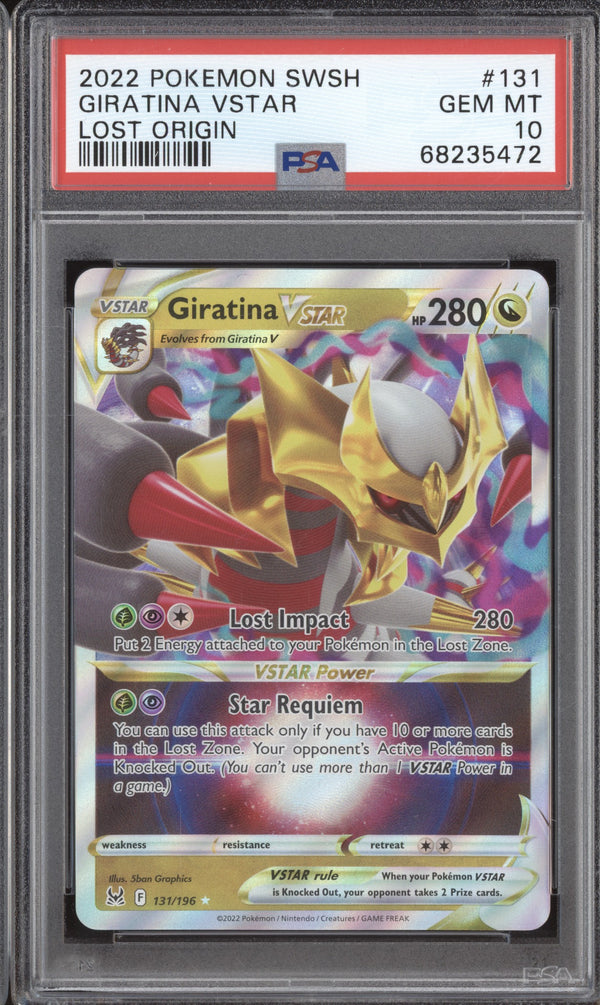 Giratina VStar 2022 Pokemon Lost Origin 131/196 PSA 10